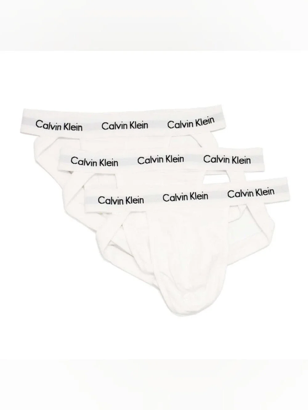 Calvin Klein Cotton 3-Pack Jock Strap